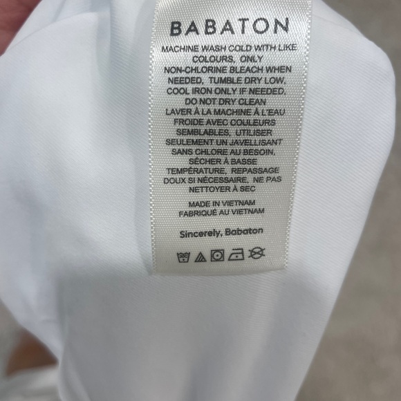 Aritzia bodysuit Babaton white - Picture 6 of 13